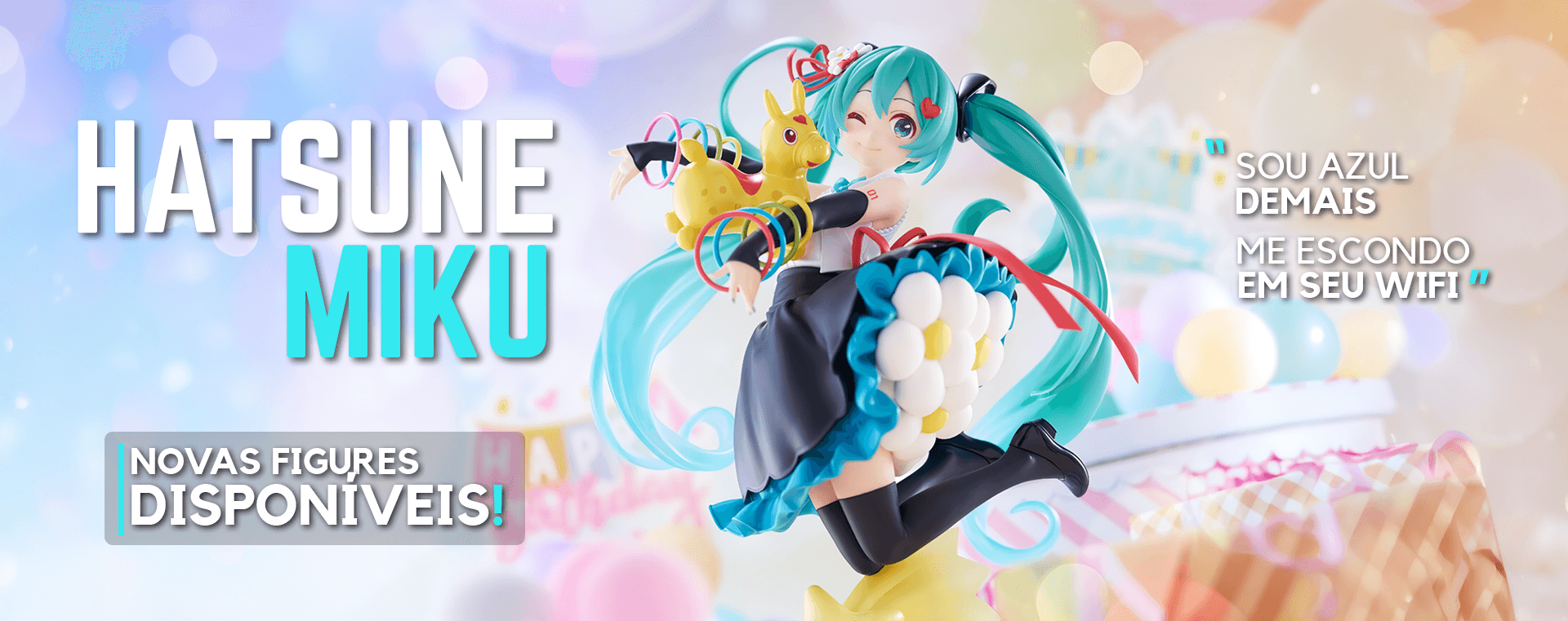 Promoção Hatsune Miku de Vocaloid - Unfold Store